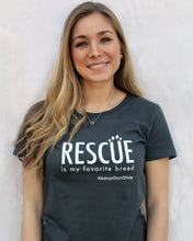 Rescue is my Favorite Breed - Women's Short Sleeve Organic T-shirt