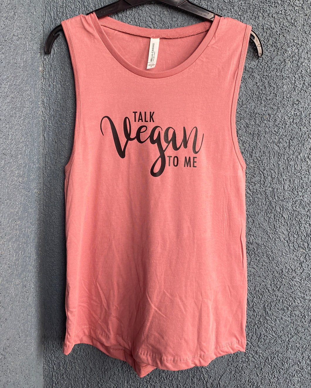 Talk Vegan To Me - Women's Muscle Tank Top Shirt