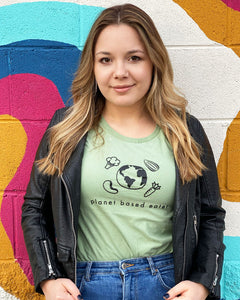 Planet Based Eater - Women's Organic Short Sleeve T-shirt