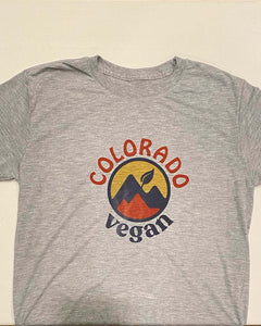 Colorado Vegan Mountains - Unisex Short Sleeve T-shirt