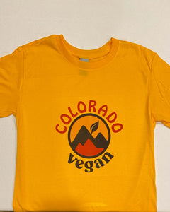 Colorado Vegan Mountains - Unisex Short Sleeve T-shirt