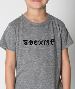 COEXIST - Kid's Short Sleeve T-shirt